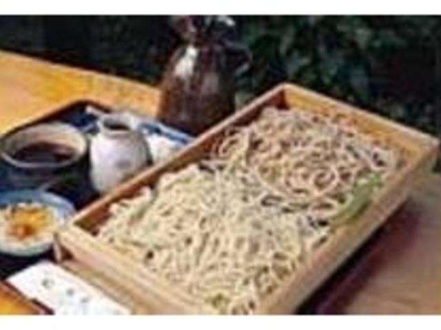 『十割板そば盛合せ(細・太)』1500円_そば処 弘庵