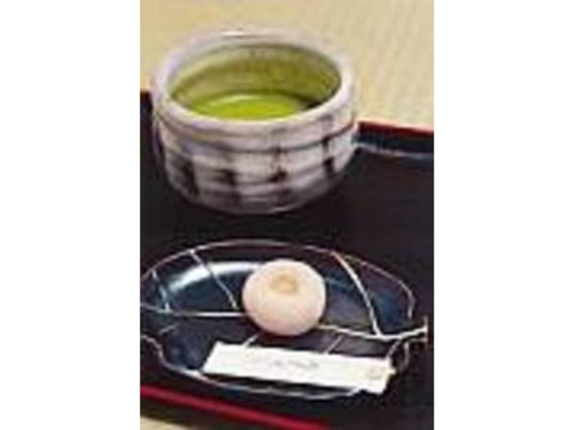 喫茶室で味わえる抹茶(和菓子付)_山本山 本店