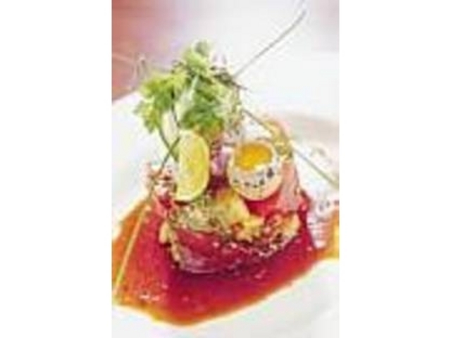 『マグロのタルタル&チップス』1000円_新和風創作料理 樂庵