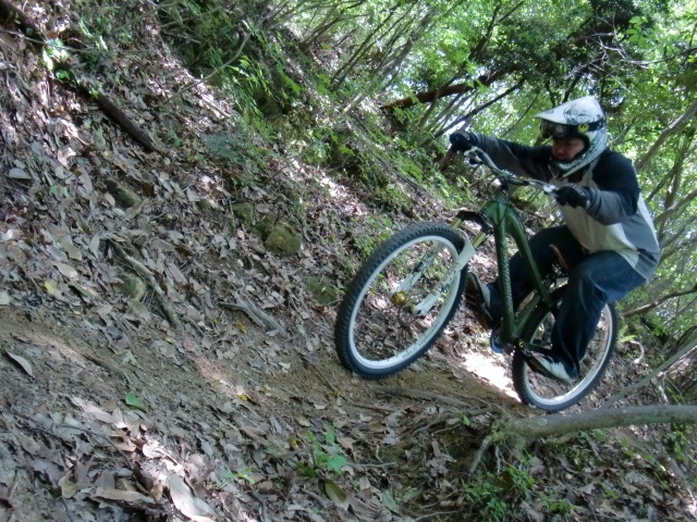 マウンテンバイクダウンヒルに挑戦_モンゴリダックス