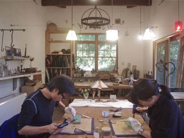 制作風景_ZaZa glass work