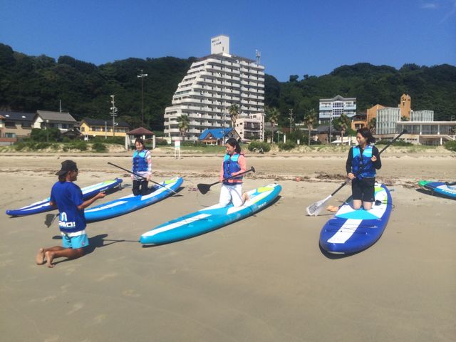 インストラクターが丁寧に指導♪_SUP SHOP海楽 内海本店