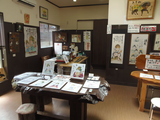工房の様子_絵馬工房 夢楽童絵馬