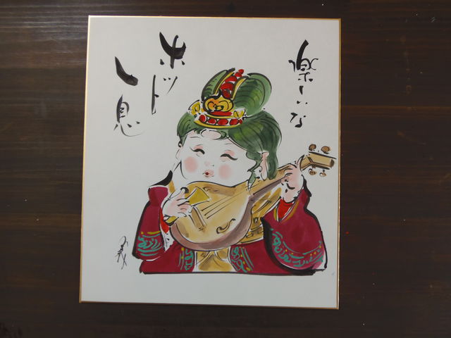 貴方の守護霊を即興で描きます。(5分1500円)_絵馬工房 夢楽童絵馬
