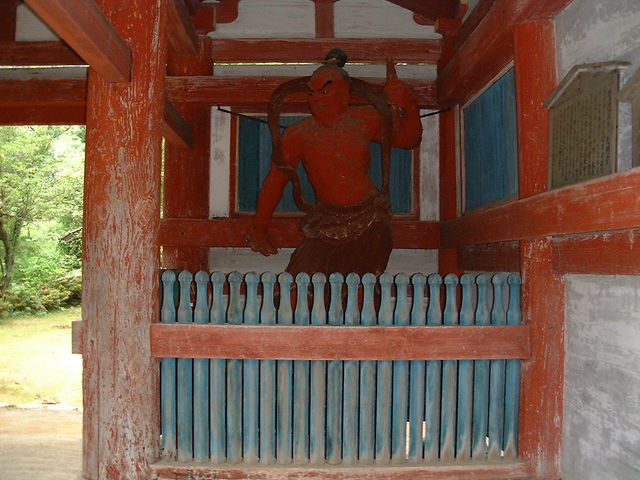 国宝光明寺二王門