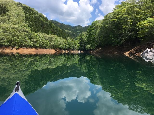 風がないときは、水面が幻想的♪♪_GREEN ALIVE OUTDOOR