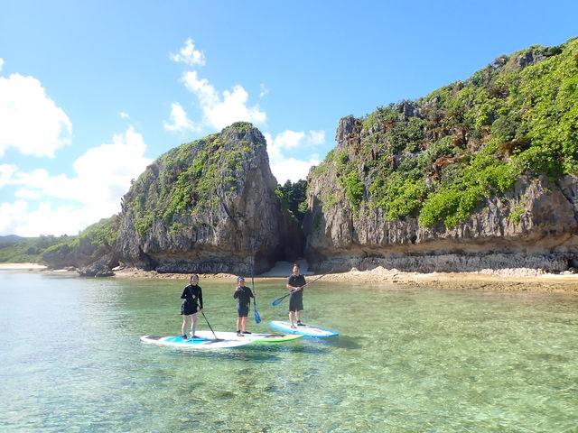 綺麗な海とSUPと笑顔♪写真撮影もお任せ下さい♪_SUP&シーカヤック&シュノーケリング GoodGoodSun