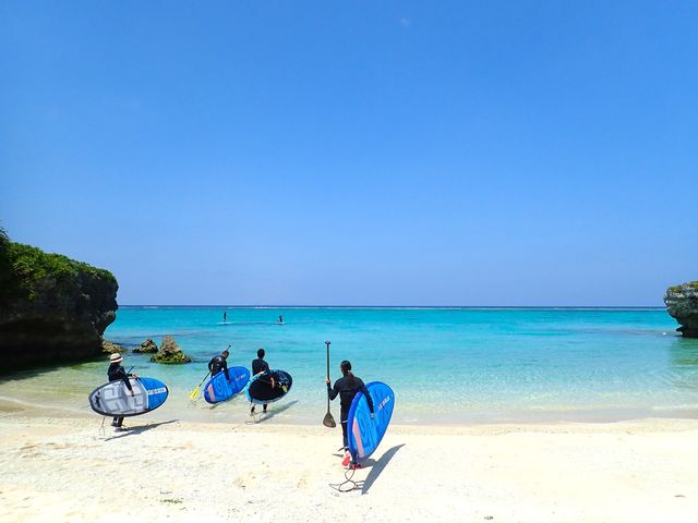 人気の今帰仁エリア♪SUP、シーカヤックで海へ出かけよう♪_SUP&シーカヤック&シュノーケリング GoodGoodSun