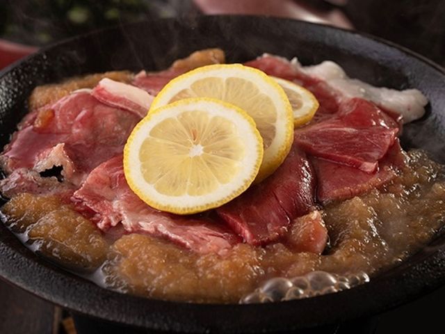 伊万里牛のレモンステーキ―御膳_唐津 網元の宿 汐湯凪の音