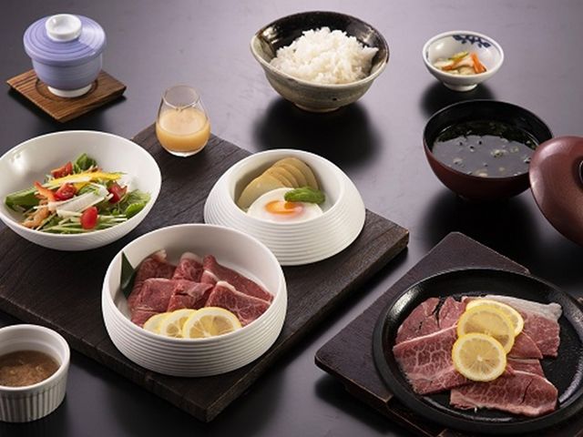 伊万里牛のレモンステーキ―御膳_唐津 網元の宿 汐湯凪の音