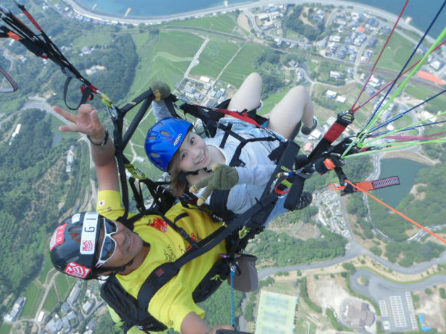 ご希望の方には空中写真撮影のサービスも行ってます。_スカイテックフライングアカデミー