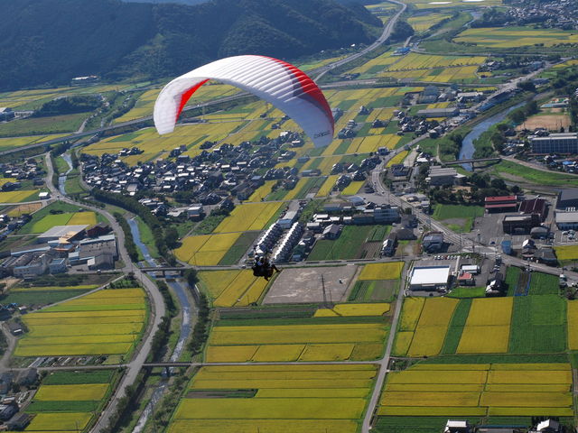 丹波の田園風景は素敵_TAKパラグライダースクール