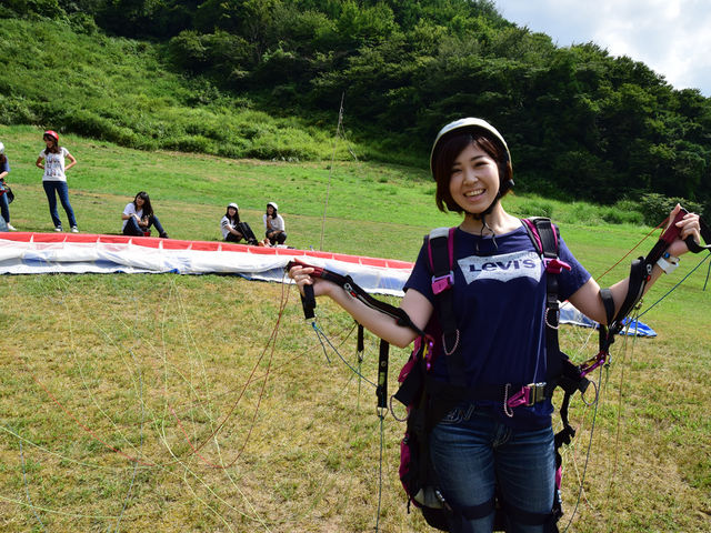 これから飛びます!_TAKパラグライダースクール