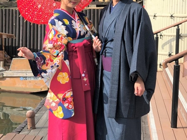 堀川遊覧船_松江着物レンタル 堀川小町 松江店