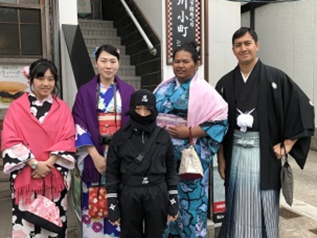 旧店舗前_松江着物レンタル 堀川小町 松江店