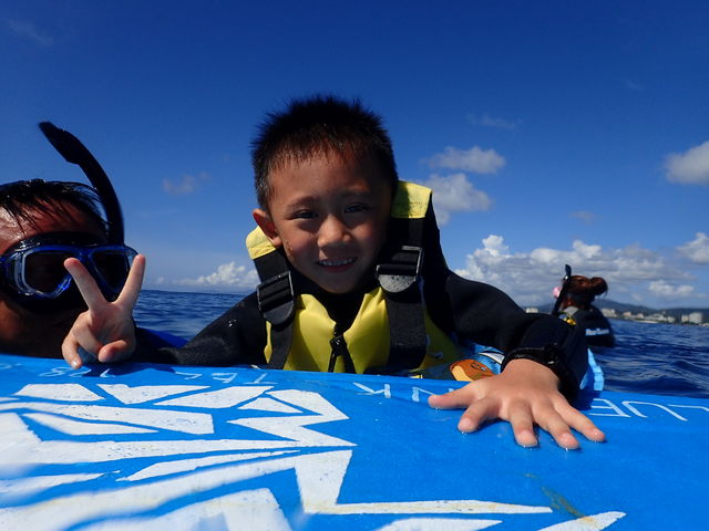 3歳からシュノーケルはできますよ。_沖縄ブルーリンク