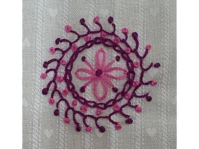 5つのステッチが習える刺繍体験_アトリエS造形教室
