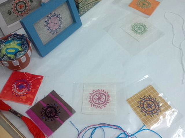 5つのステッチが習える刺繍体験_アトリエS造形教室