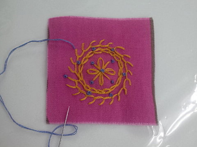 5つのステッチが習える刺繍体験_アトリエS造形教室