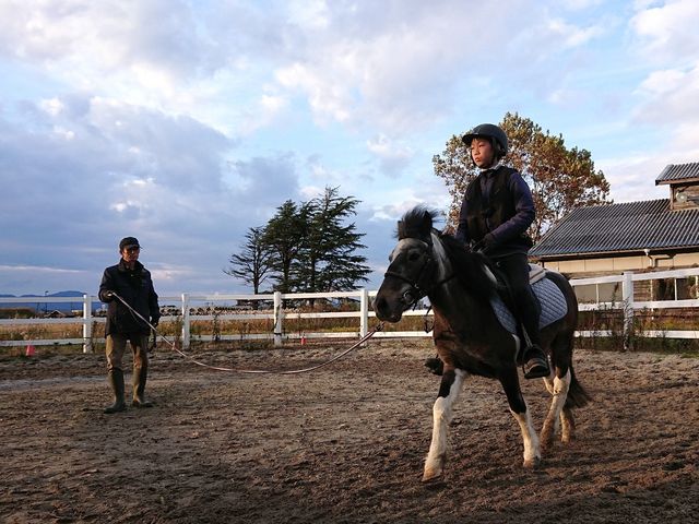 乗馬風景です♪_三条乗馬クラブ