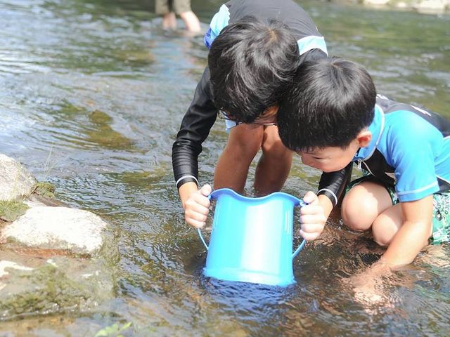 水あそび_神戸三田アウトドアビレッジTEMIL