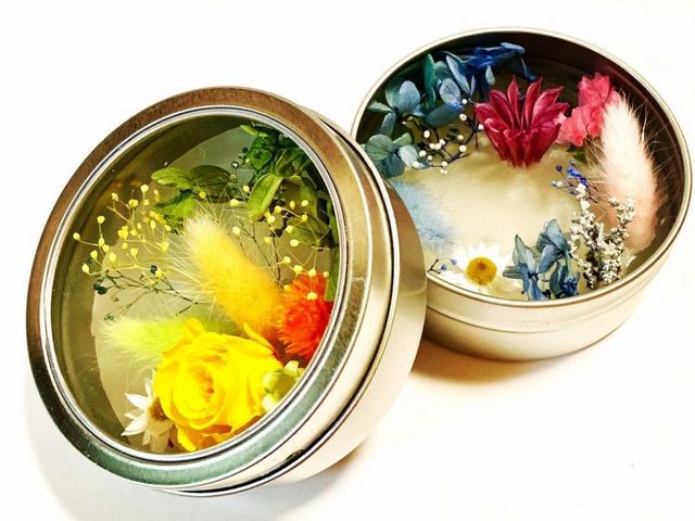 【缶入りアロマワックスサシェ】_RosaCraft