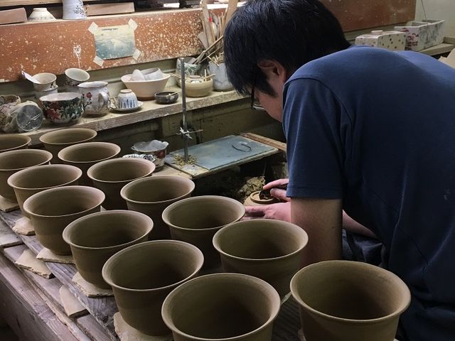 工房の見学も出来ます。_俊山窯