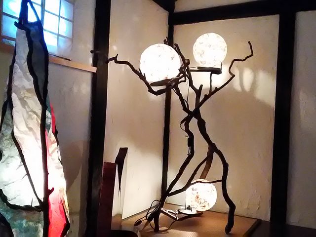 これも なかなか粋(笑)_和紙あかり工房&ギャラリー