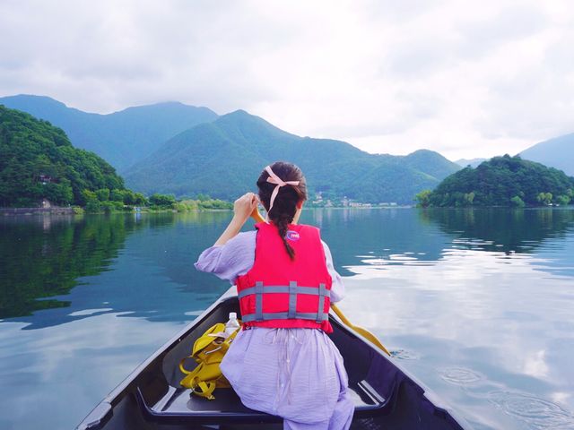 河口湖カヌー体験_富士漫遊社