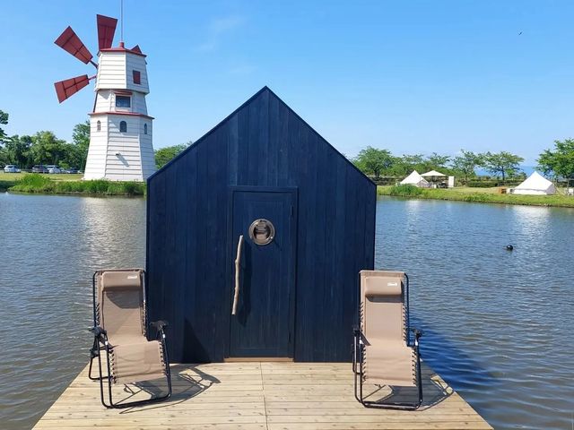 フローティングサウナ_STAGEX高島 ToTonoeGlamping