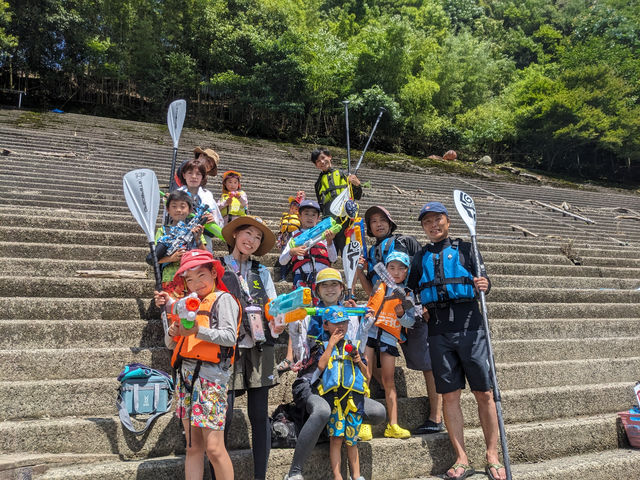水鉄砲で遊んでも水が綺麗なので気にならない_RocaRocaアクティビティ