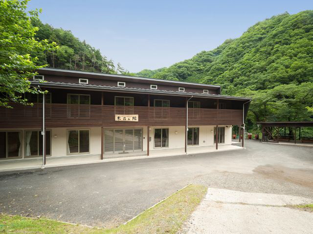 木森れ陽外観_上野村自然体験学習の家 木森れ陽