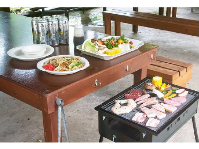 BBQ棟_上野村自然体験学習の家 木森れ陽