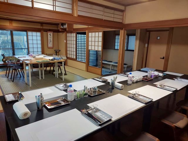 店内 大人の体験教室_染織工芸いふう