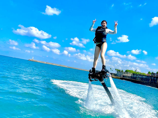 大人気★フライボード
水圧で空中を舞うフライボード!!未知の世界へ飛び出せ!!_ONLY ONE MARINE