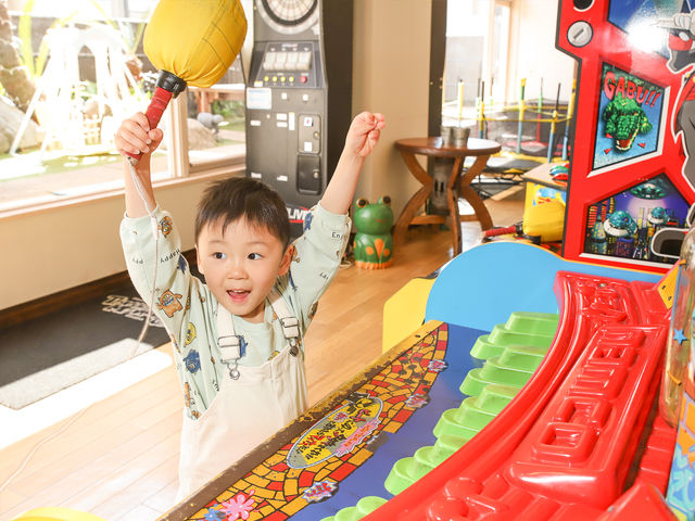 お子様が夢中になるゲームがたくさん_アンダの森 大阪天王寺タワー
