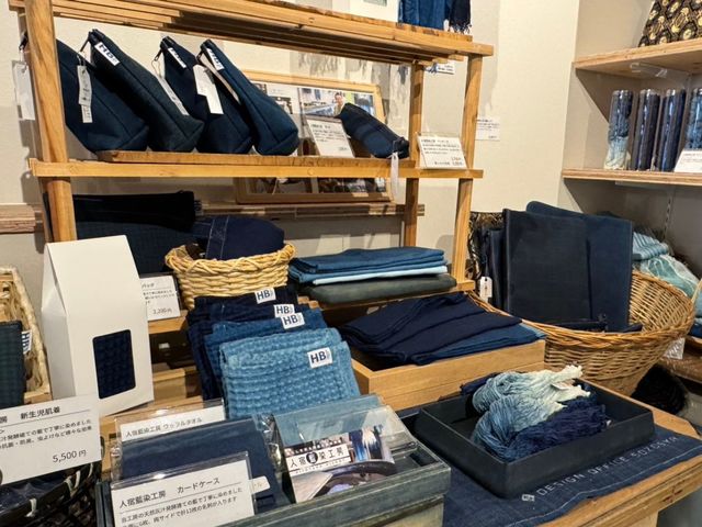 藍染小物もございます_人宿藍染工房