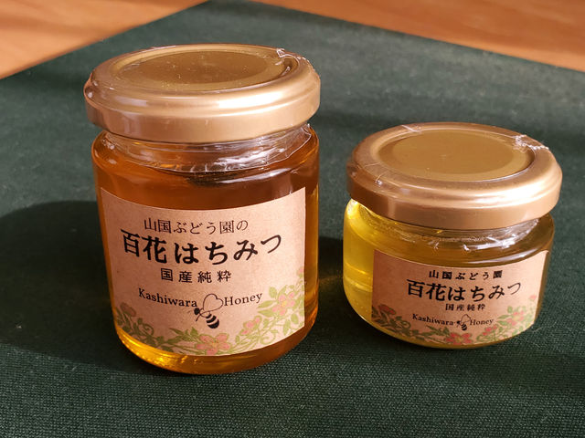 養蜂もやってます!
在庫があれば販売していますよ。_山国ぶどう園