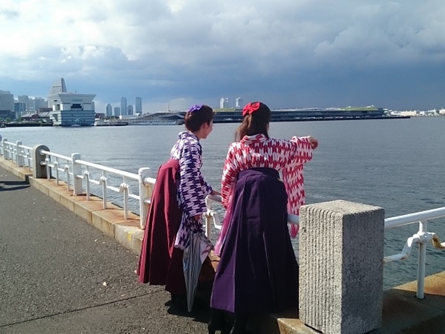 ハイカラさんになって山下公園をお散歩_横濱haikara(ハイカラ)美容院