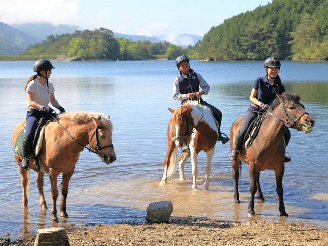 会員様は練習をすると野外騎乗も楽しめます!_乗馬クラブクレイン恵那