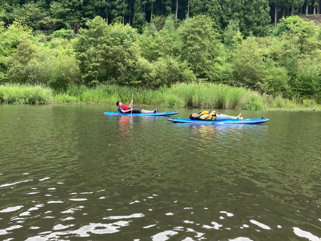 SUPの上でリラクゼーション♪癒しのひととき♪_Lien遠野