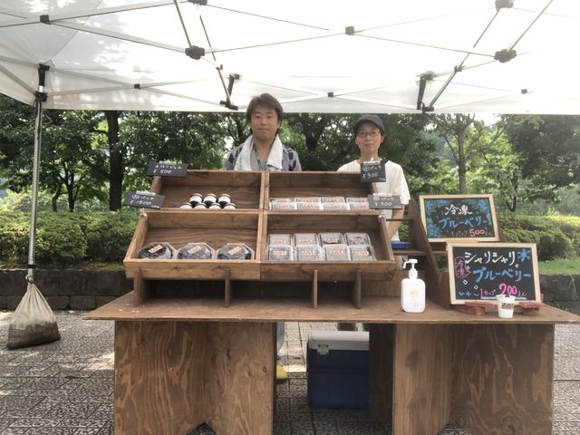 たまにマルシェに出店しています_藤崎ブルーベリーファーム