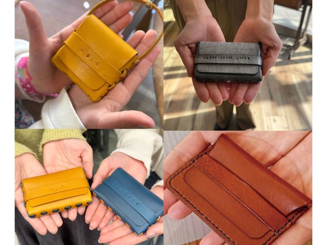 レザークラフト未経験の方や、小学生のお子様も安心して楽しく作ることができます♪_Thorough Brace 蔵前
