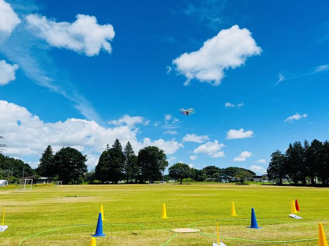 広大な私有地を自在飛行_(公認)DSI ドローン・ビジネススクール茨城