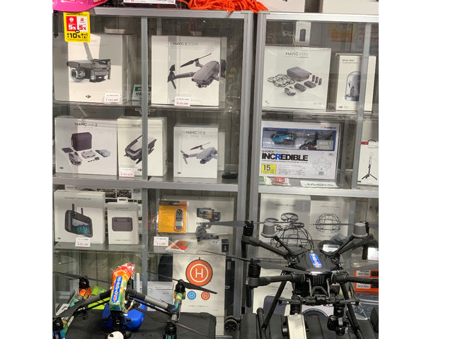 DJI ドローンの販売も行っています_ドローンスクールJET