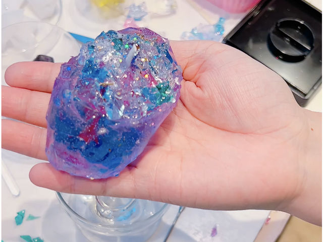 宝石のサイズは大きめです^^_オロージャパン銀座キャンドル教室