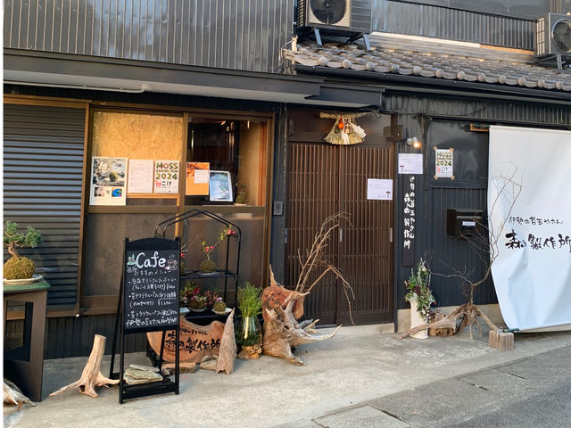 店舗外観_伊勢の苔玉やさん森の製作所