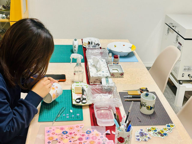 マグカップ体験レッスン _ポーセラーツ教室 Ran Garden