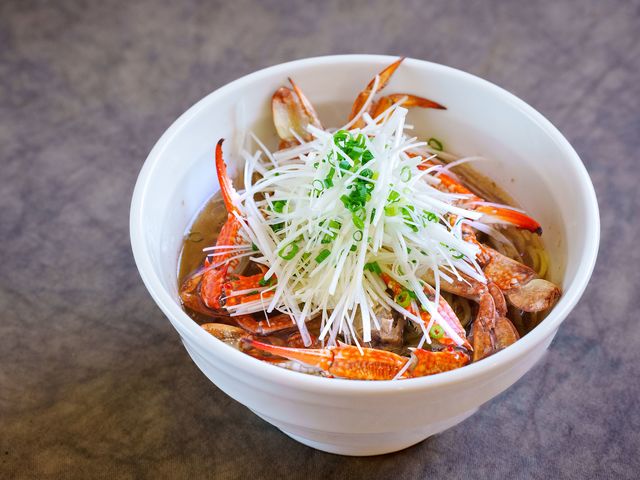 ワタリ蟹つゆそば_ホテルグローバルビュー土浦 中国料理琳凰