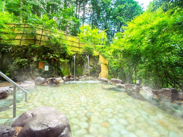 森林露天風呂「伏龍の湯」(男性)_大江戸温泉物語 三好屋